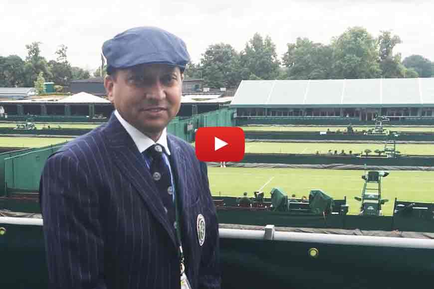 Exclusive GB video of the first Bengali chair umpire at Wimbledon
