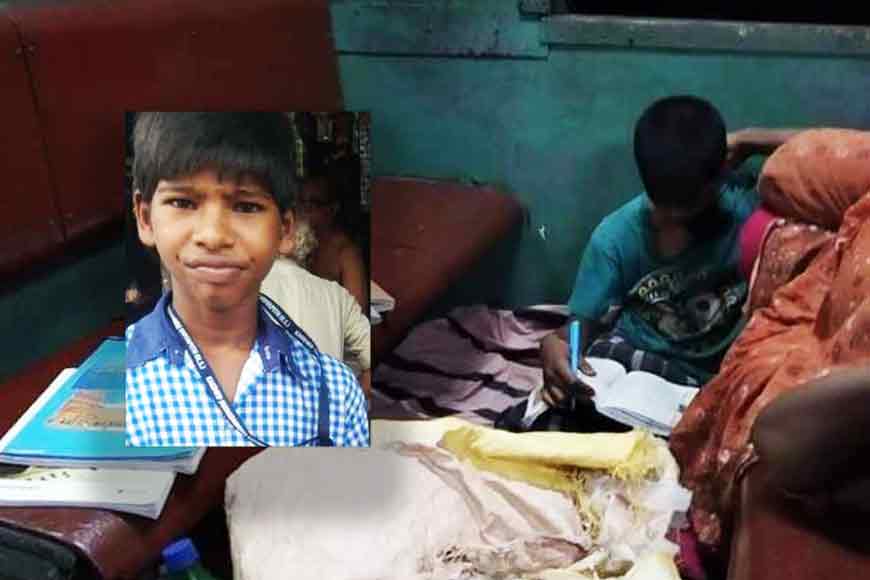 Arjun, a platform destitute at Sealdah Station fights poverty and studies in train compartments
