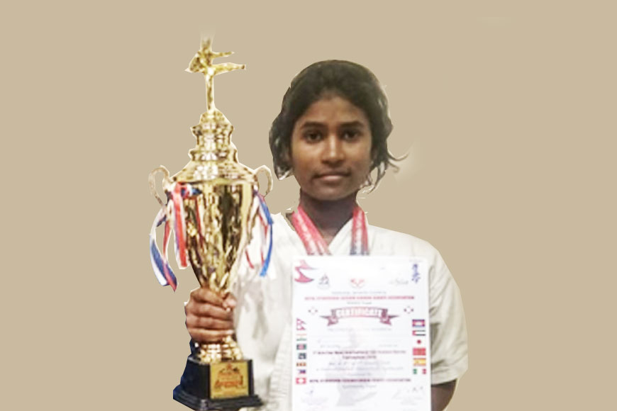 Canningâ€™s Champa fights poverty to win 3rd position in Asia Karate Champs!