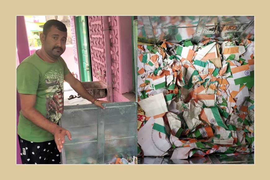 Priyaranjan Sarkar â€“ Bengalâ€™s flag collector, picks thrown away Indian flags from streets