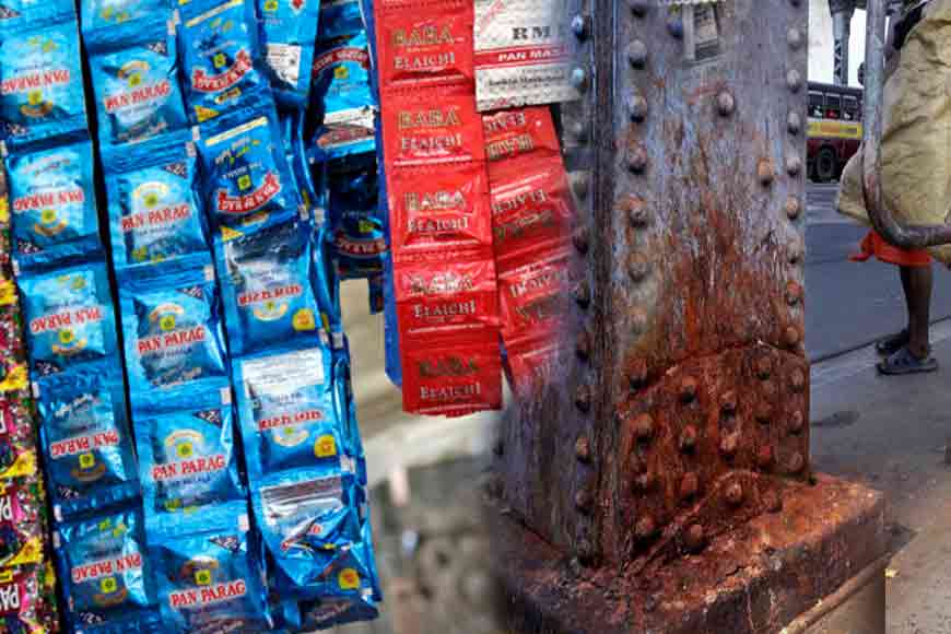 Blanket ban on Gutka & Pan Masala! Look how they almost destroyed Howrah Bridge

