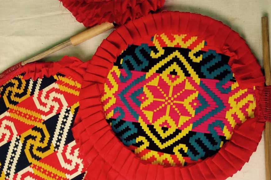 Hand Pakha The uniquely intricate Bengal Nakshi Pakha was popular in British India ...