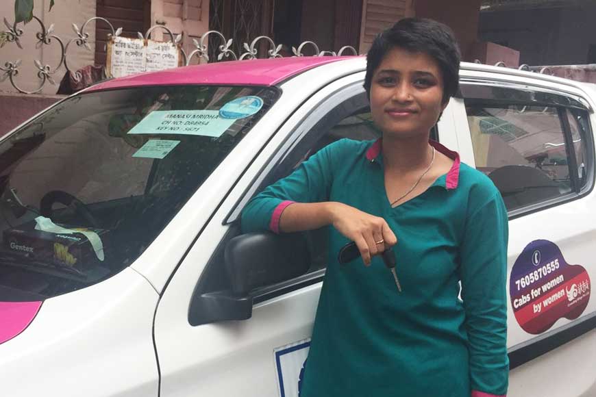 Manasi Mridha, Kolkataâ€™s first pink cab driver was abandoned by her dad for being a daughter