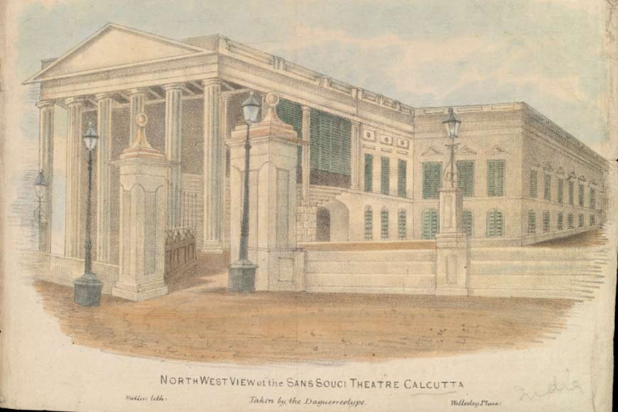 Sans Souci Theatre of British Calcutta staged Shakespeareâ€™s plays