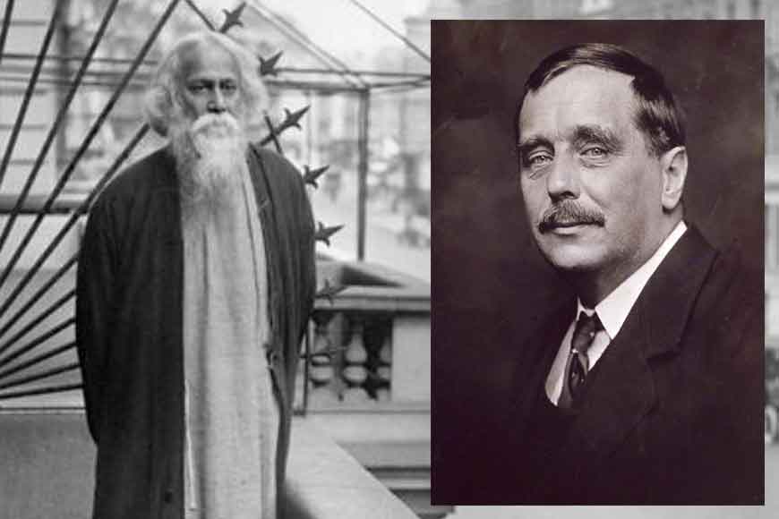 Tagore and H.G. Wells speak on universal education
