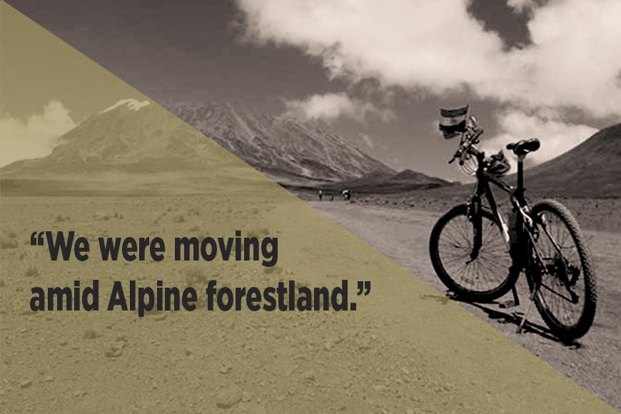 Treeman Diaries: Cycling to the top of â€˜Chander Paharâ€™