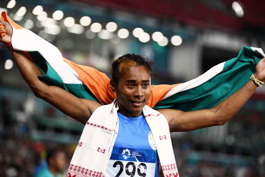 While India watched World Cup Cricket, Hima Das again made us proud
