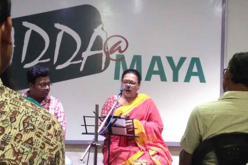 Lopamudra Mitra brings poetry and music at MAYA adda
