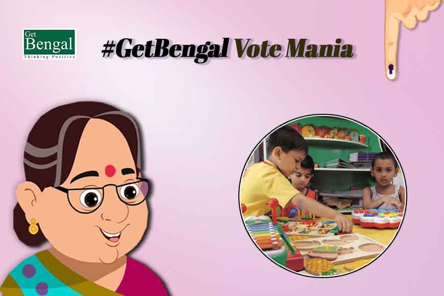 Special creches during poll season to help young parents
