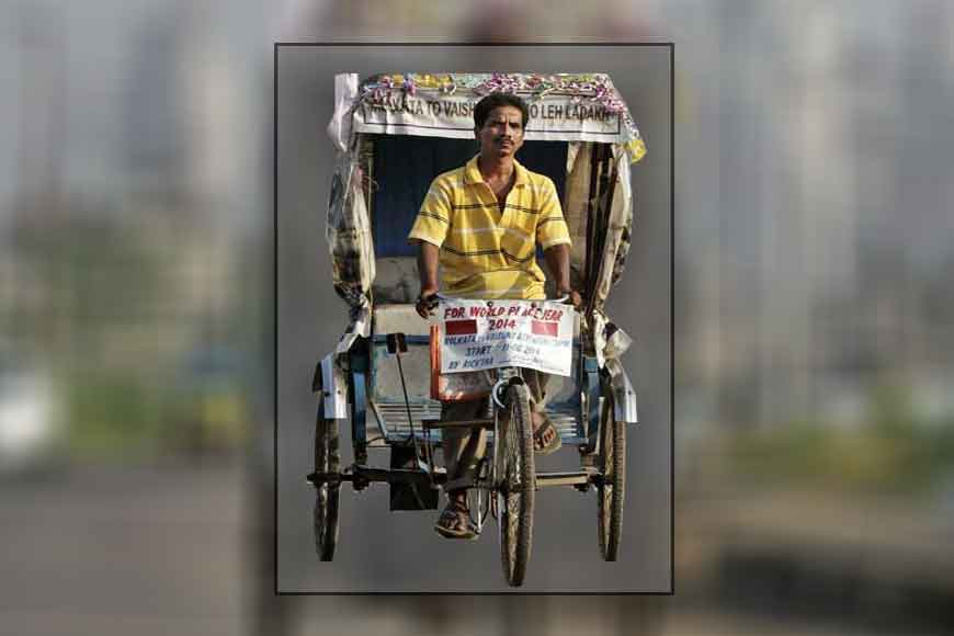 Rickshaw-puller from Bengal travels to Lahore to promote peace
