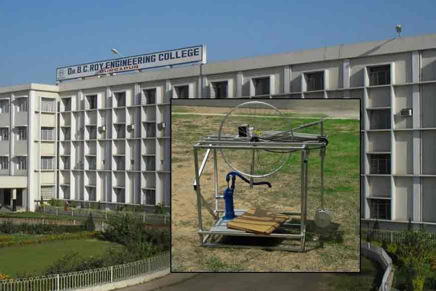 Engineering students of Durgapur BC Roy College invent solar pump
